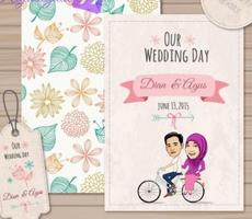 Best wedding invitation design Affiche