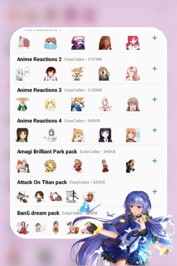 20 Koleski Terbaru Download Stiker  Wa  Anime Lucu Aneka 