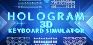 Holograma 3D Simulador Teclado
