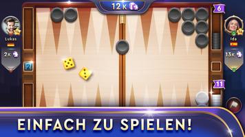 Backgammon Clubs Plakat