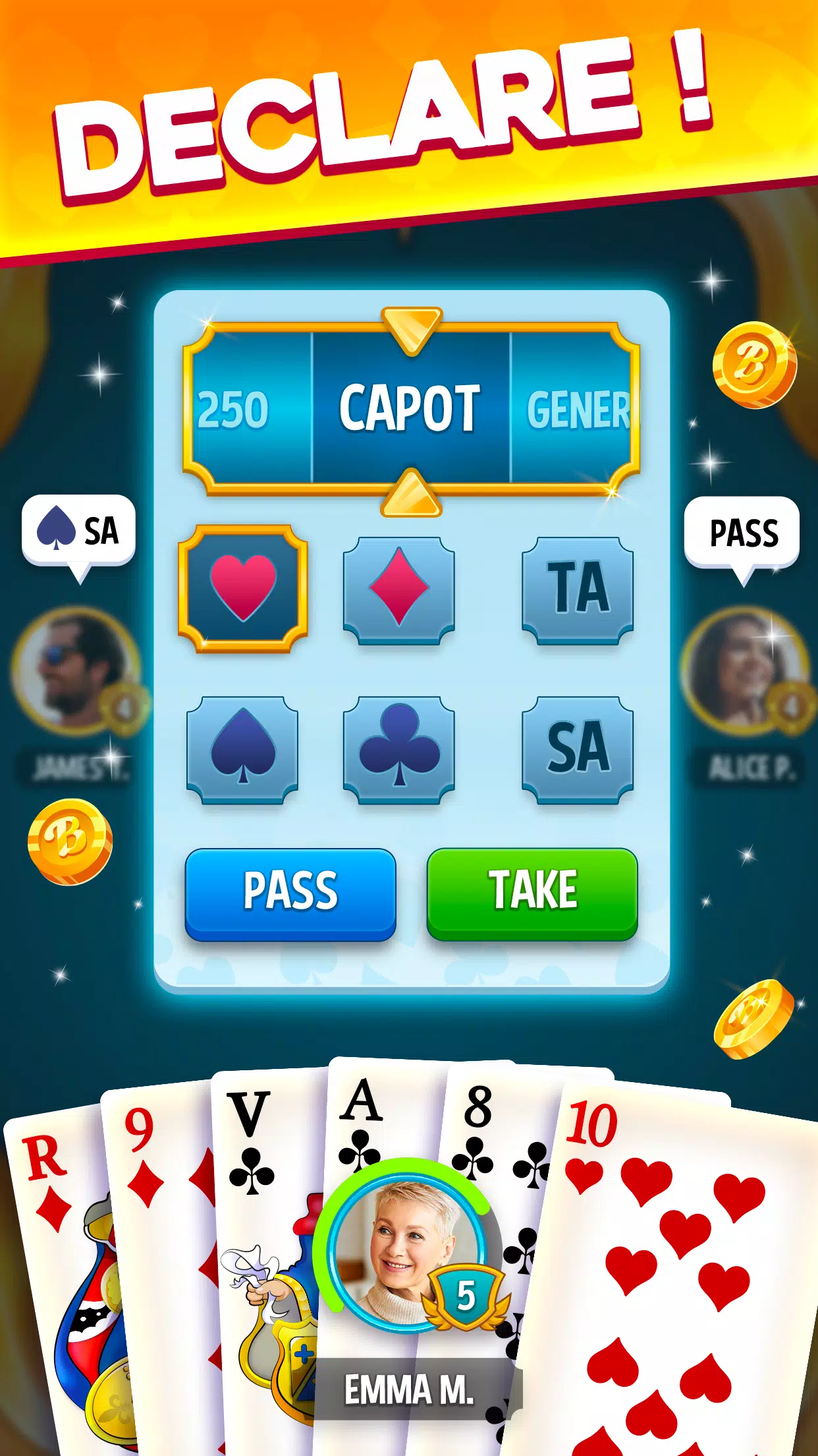 Belote Coinche - card game APK for Android - Download