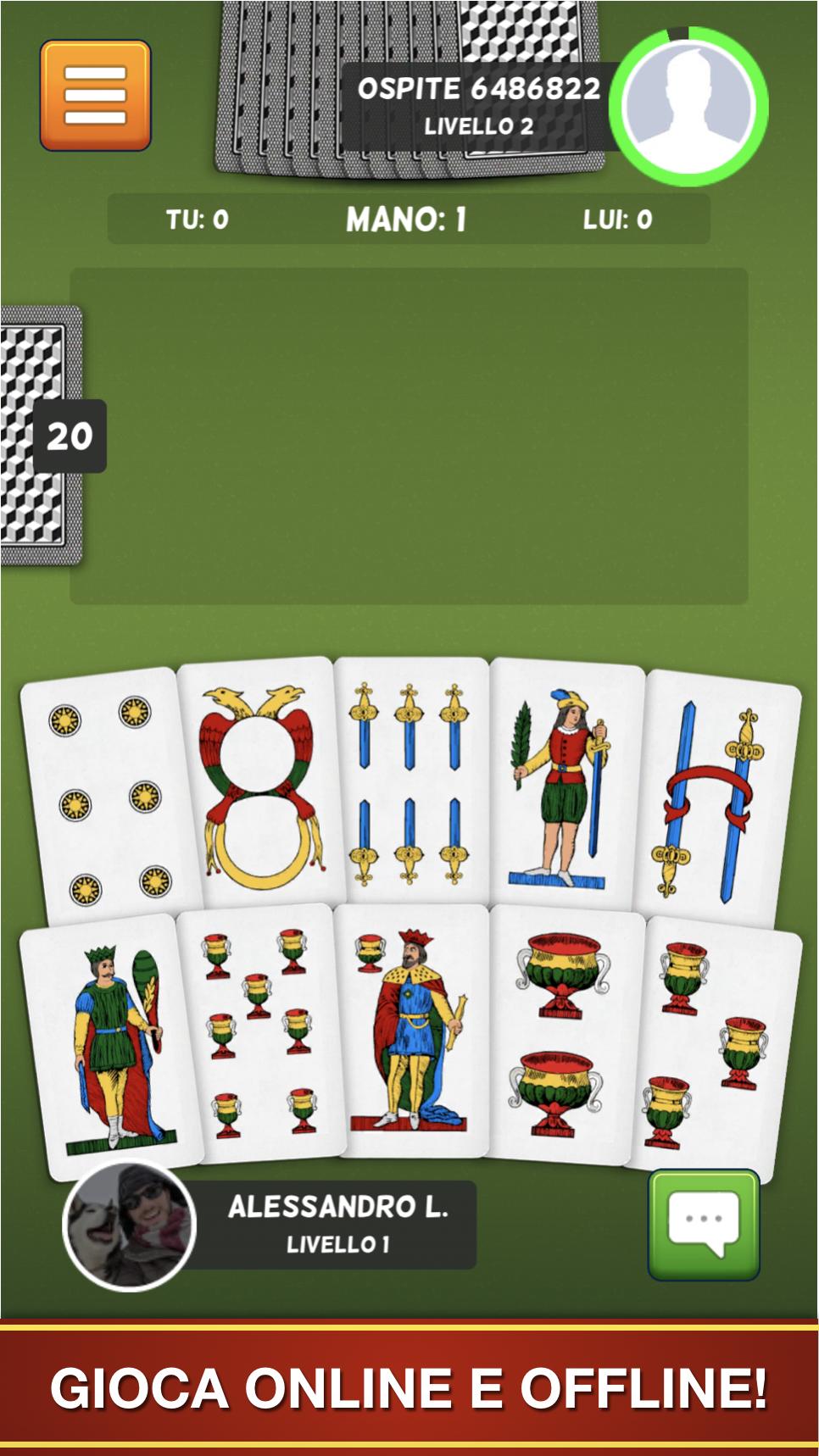 SCARICA GIOCO TRESSETTE