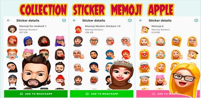 Memoji Apple Collection Sticker - WAStickerApps الملصق