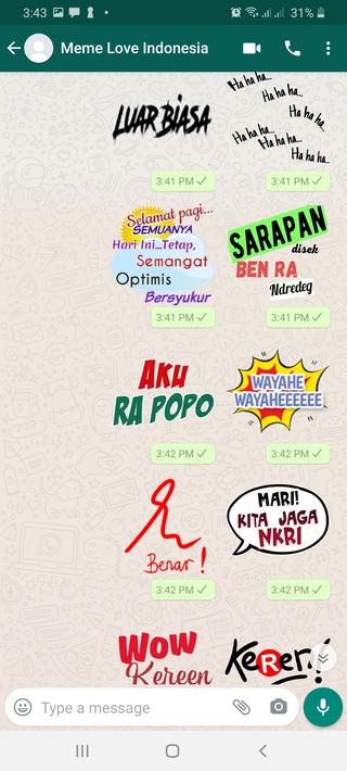 Kumpulan Sticker Keren Lucu Terbaru WAStickerApps安卓下载，安卓版APK | 免费下载