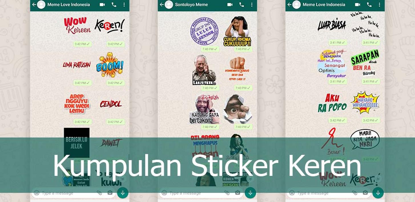 Kumpulan Sticker Keren Lucu Terbaru WAStickerApps安卓下载，安卓版APK | 免费下载