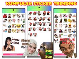 Kumpulan Sticker Lucu Keren WA 截图 1