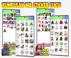 Kumpulan Sticker Lucu Keren WA imagem de tela 3