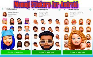 Collection Memoji Apple Stickers for WAStickerApps imagem de tela 2