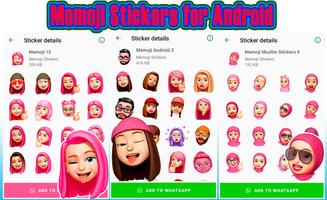 Collection Memoji Apple Stickers for WAStickerApps imagem de tela 3
