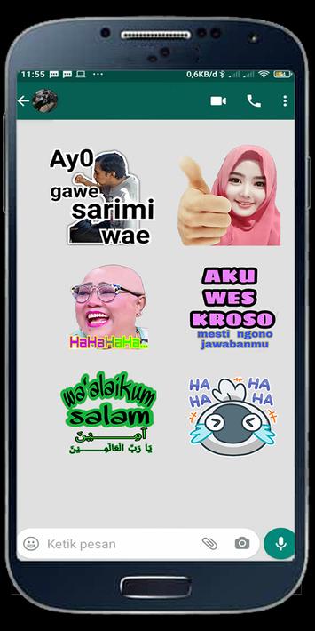  Stiker  WA  Perang Gambar Lucu Kocak  WAStickerApps for 