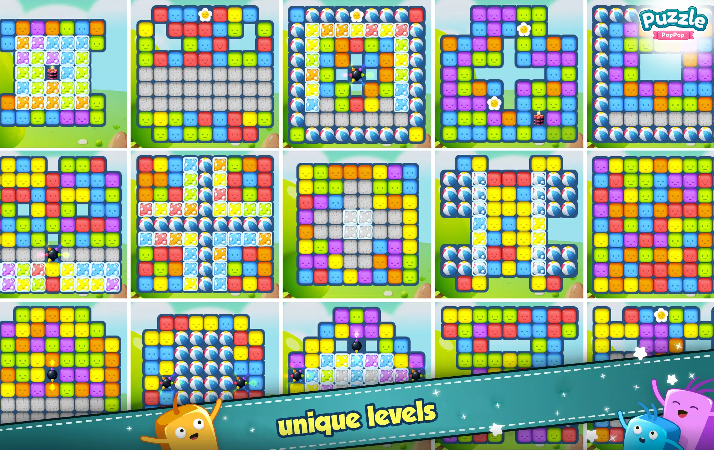 POKOPANG Wonder Pop APK 1.0.2 Download - Mobile Tech 360  Unique puzzles,  Matches puzzle game, Challenging puzzles