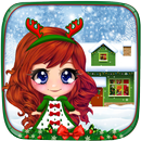 白色 圣诞 节 房子 設計 APK
