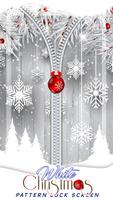 White Christmas Pattern Lock S poster