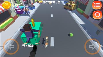 Pixel Runner 3D captura de pantalla 1
