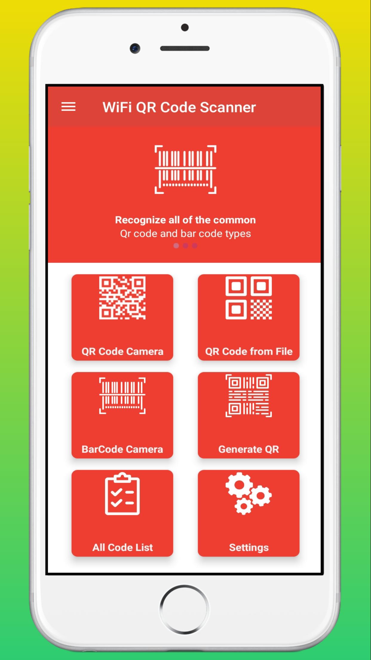 Wifi qr code scanner reader apk pour android t l charger