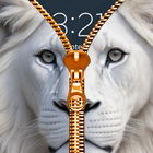 Wild Kitty Zipper Lock Screen icono