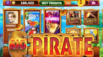 Poster OFFLINE Blackwater Pirate FREE Vegas Slot Machines