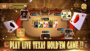 Wild West Poker- Free online Texas Holdem Poker постер