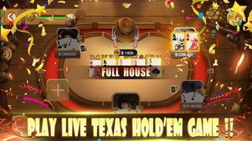 Wild West Poker- Free online Texas Holdem Poker imagem de tela 1