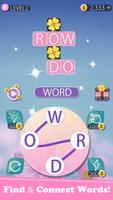 Flower Word - Sea of Flowers, Free Crossword Game الملصق