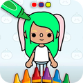 My World Miga coloring Book