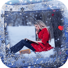 آیکون‌ Winter Photo Frames With Snowfall