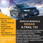 Service Manuals For Nissan X-Trail T32 icône