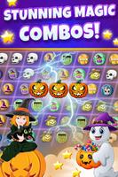 Match 3 Witches: Crazy Magic Jewel Wicked Mystery capture d'écran 2