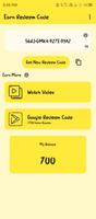 Earn Redeem Code -Without Task Poster