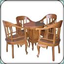 الكراسي الخشبية أفكار التصميم APK