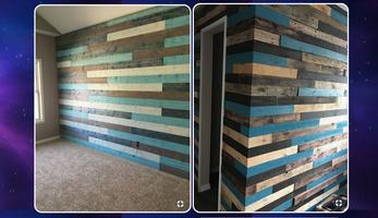 Wood Pallet Wall Designs ảnh chụp màn hình 1