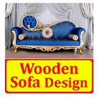Wooden Sofa Set Design idea icono
