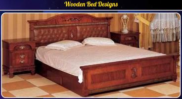 Wooden Bed Designs Affiche