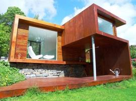 پوستر Wooden House Design