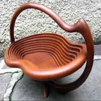 Wooden Fruit Basket پوسٹر
