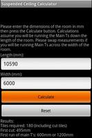 Suspended Ceiling Calc Lite poster