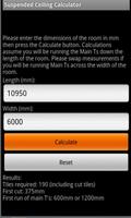 Suspended Ceiling Calc Lite screenshot 1