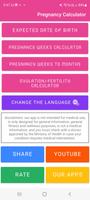 Poster Pregnancy Calculator