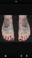 Women Feet Tattoo imagem de tela 2
