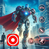 Robot Transform Mech War Arena Zeichen