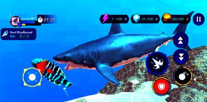 Shark Attack Predator Fish Sim Plakat