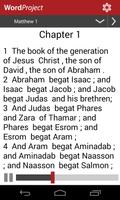 برنامه‌نما WORDPROJECT AUDIO BIBLE عکس از صفحه