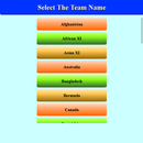 World cricket player name list APK