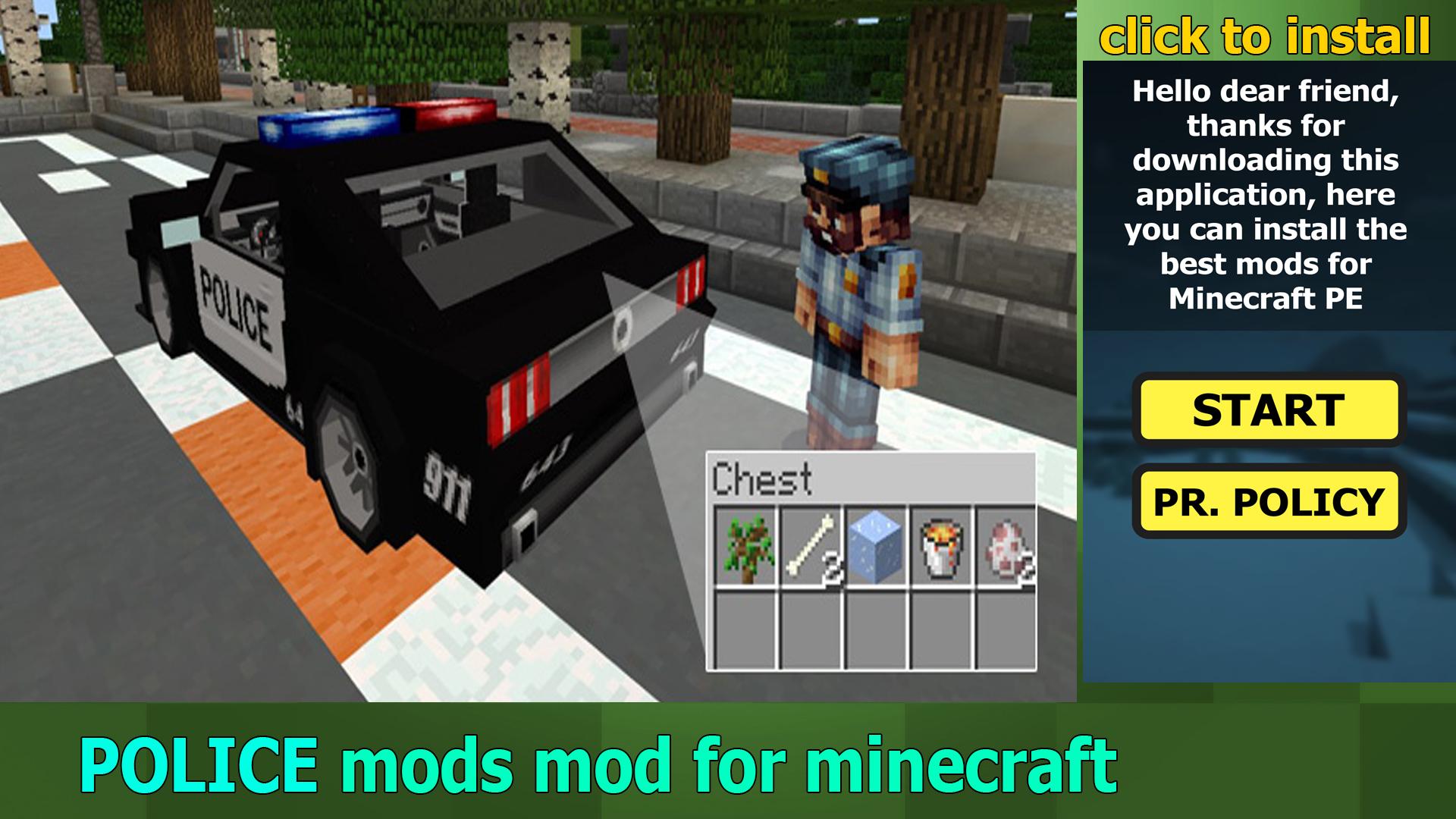 Police Mod For MCPE APK Download for Android - Latest Version