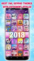 Teclados de Búhos 🦉 Teclado Lindos para Chicas captura de pantalla 1
