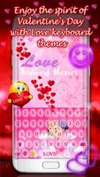 Teclados de Amor 💞 Temas Romanticos para Celular captura de pantalla 2