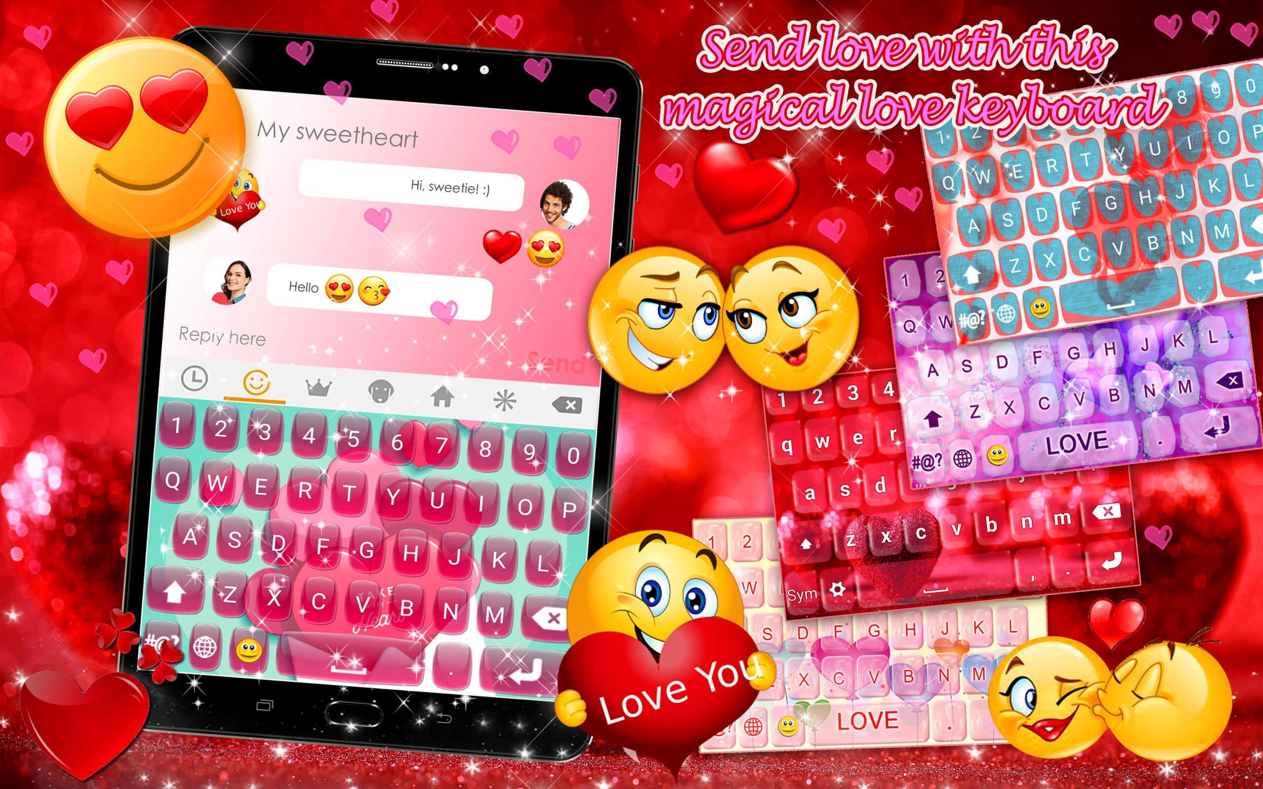 Tastatur Liebe Emoji Tastatur Mit Herz Fur Android Apk Herunterladen