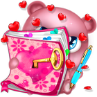 Diario De Amor con Llave 💖 Tu Diario Personal icono
