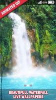Cascada Fondos Animados con Sonido 💦 Gotas Agua Poster