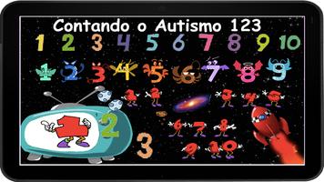 Contando o Autismo 123 Cartaz